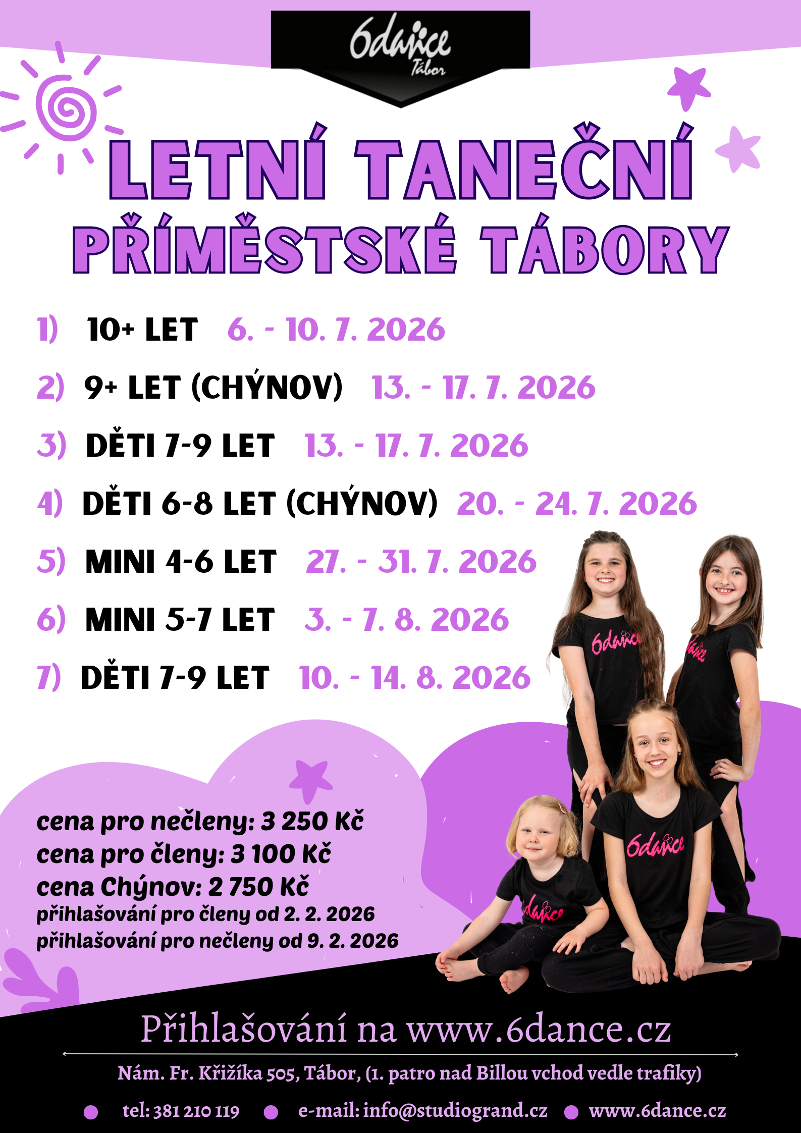 Příměstské tábory 2026