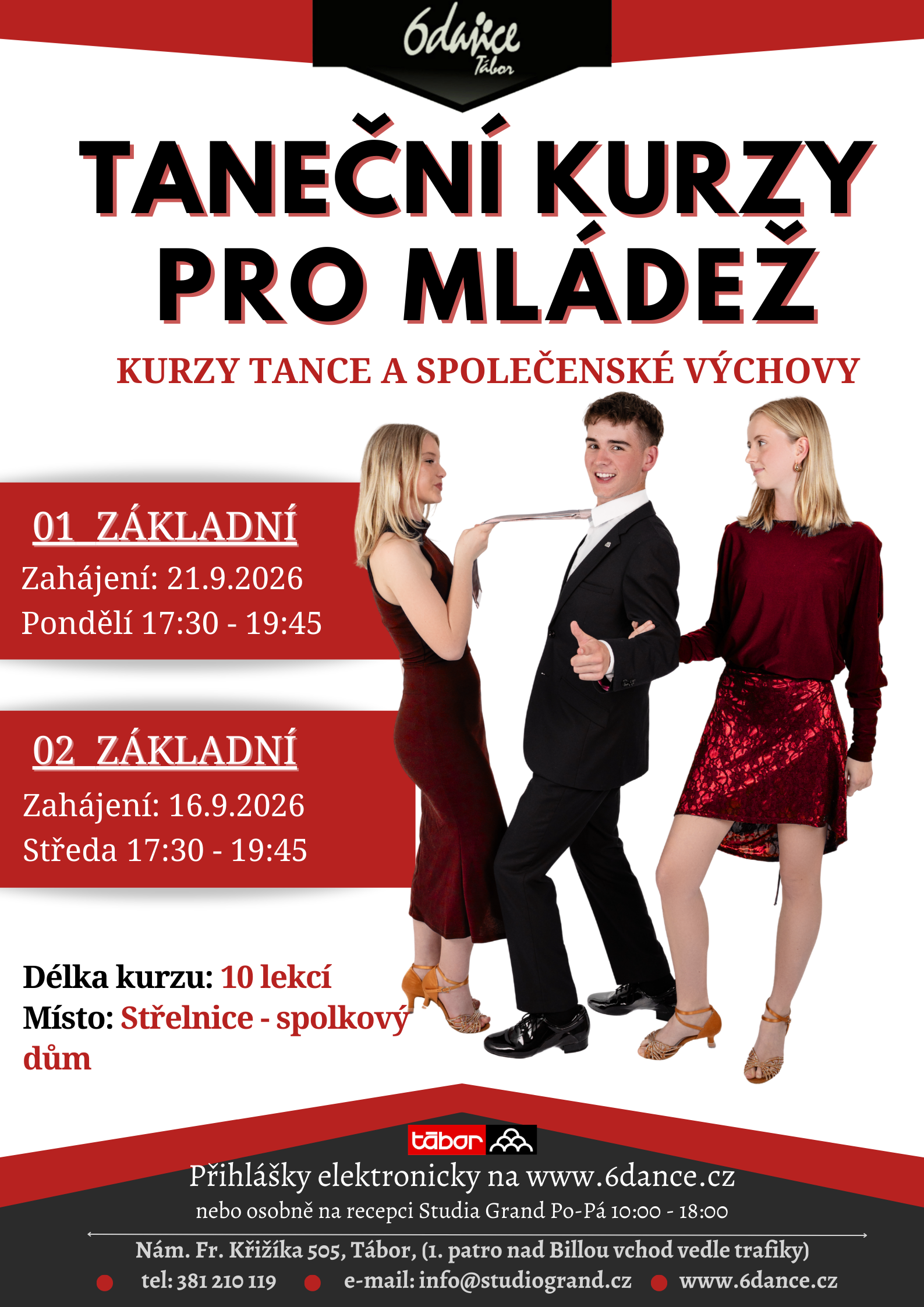 Taneční kurzy pro mládež